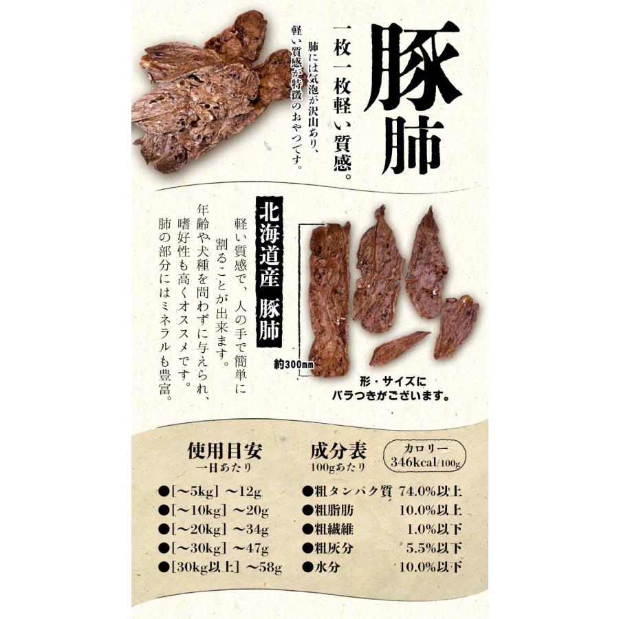 【送料無料】【みちのくファーム】豚肺(ぶたはい)　400g｜petgoods-lirya｜03