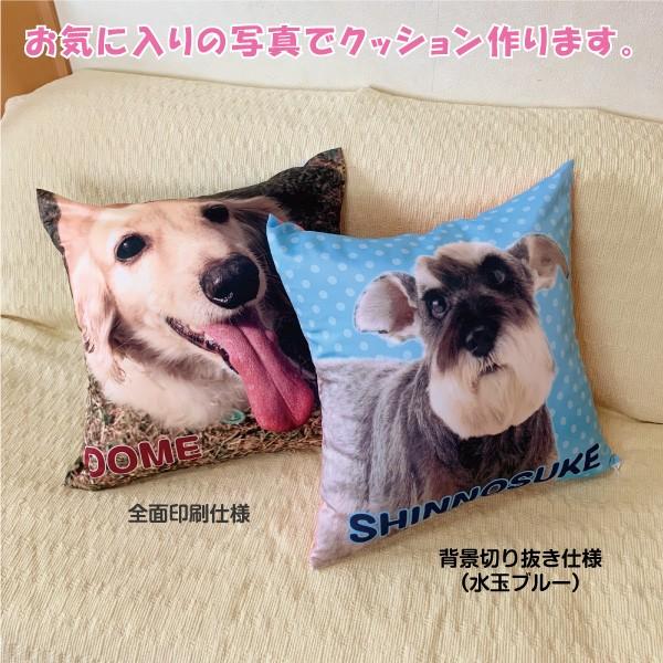 Myフォト オリジナル クッション 低反発仕様 45cm 45cm 全面印刷 切り抜き画像加工 My Phot Kusyon 2 ペットグラフィックプロダクト 通販 Yahoo ショッピング