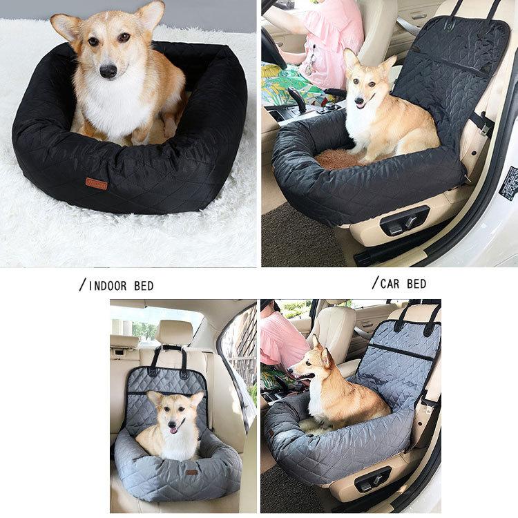 ドライブボックス ペット ドライブ 小型犬 キャリーバッグ お出かけ ペット用品 犬用 ペットキャリー 中型犬 カーシート 車用 旅行 ドライブシート 送料無料 |  | 05