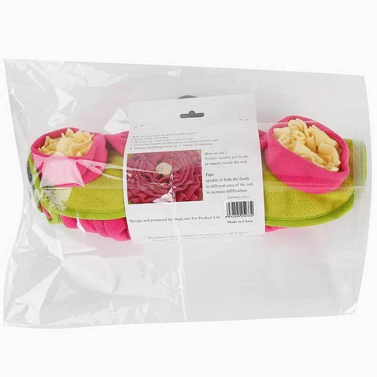 訓練毛布 餌マット 嗅覚訓練 ストレス解消 ノーズワーク 運動不足 ペット用品 集中力向上 ペットおもちゃ 性格改善 遊び場所 犬猫兼用 知育玩具 送料無料 |  | 10