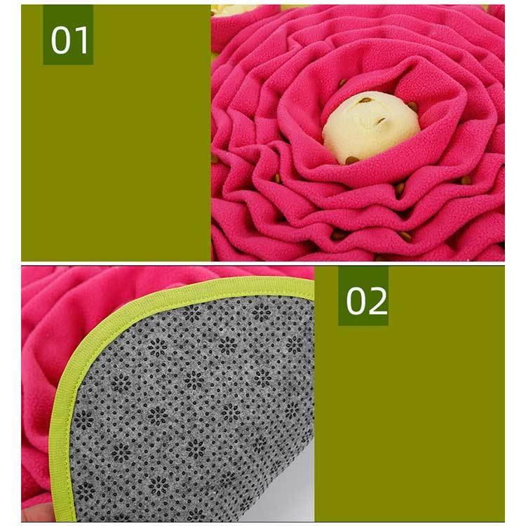 訓練毛布 餌マット 嗅覚訓練 ストレス解消 ノーズワーク 運動不足 ペット用品 集中力向上 ペットおもちゃ 性格改善 遊び場所 犬猫兼用 知育玩具 送料無料 |  | 07