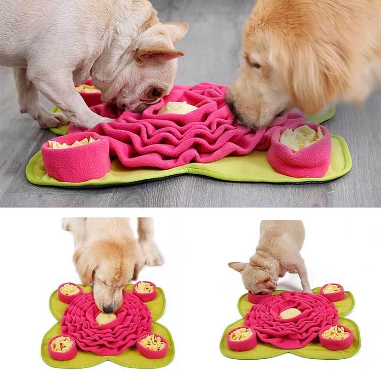 訓練毛布 餌マット 嗅覚訓練 ストレス解消 ノーズワーク 運動不足 ペット用品 集中力向上 ペットおもちゃ 性格改善 遊び場所 犬猫兼用 知育玩具 送料無料 |  | 09