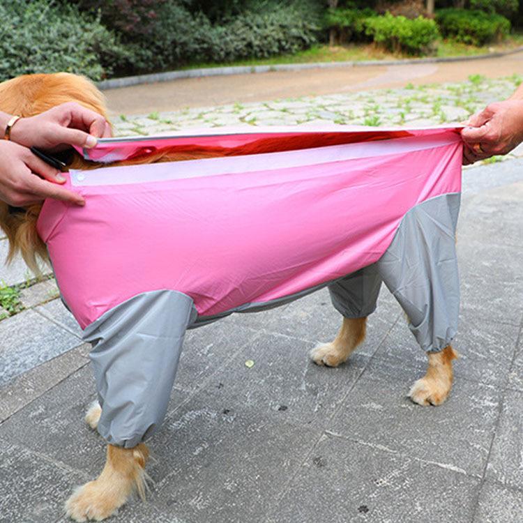 大型犬向け 撥水 防水加工 レインコート |  | 04
