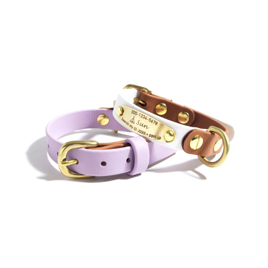 犬 首輪 組み合わせ自由カラーカスタマイズ 防水 BiColor 小型犬 中型