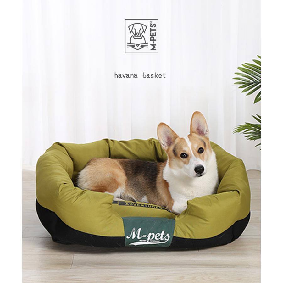 ペット用品 犬 ベッド 防水 撥水 アウトドア M-PETS ハバナバスケット Mの画像