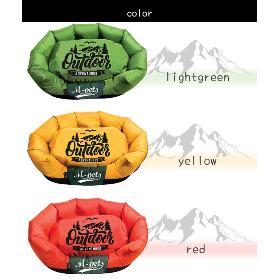 ペット用品 犬 ベッド 防水 撥水 アウトドア M-PETS ハバナバスケット Mの画像