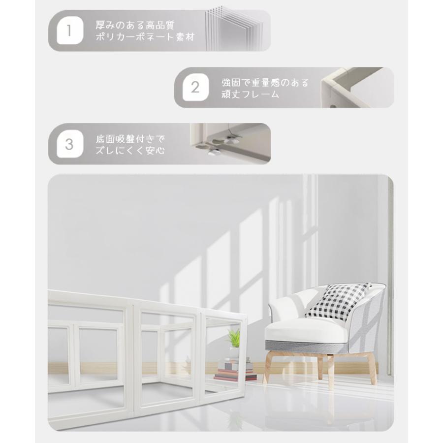 ペット用品 犬 サークル ケージ Petifam カラーフレームクリアサークル