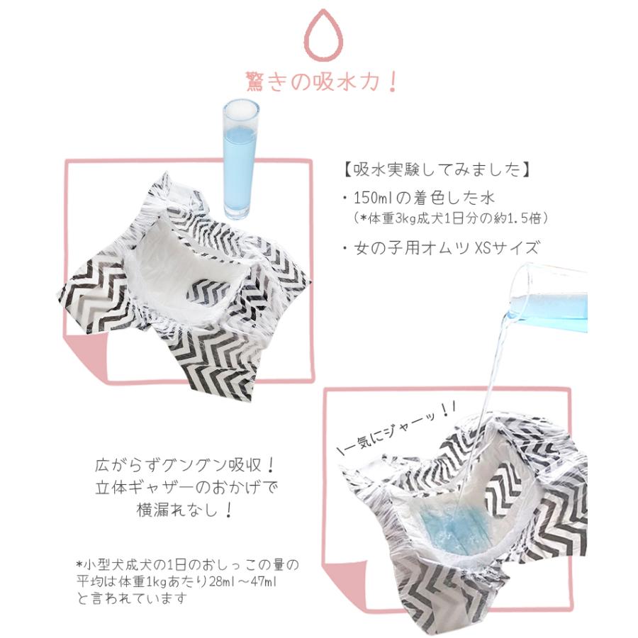 小型犬用 パンツ サイズS ウエスト約20cm(10cm伸びます) MーPETS トイレ用品 犬 オムツ メス M-PETS 女の子用オムツ XS
