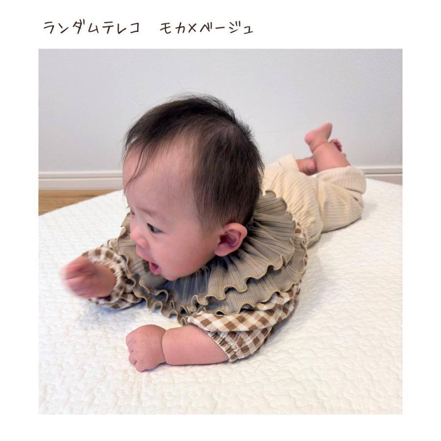 スタイ 日本製 新生児 0歳 フリル ベビー baby シンプル 女の子 男の子
