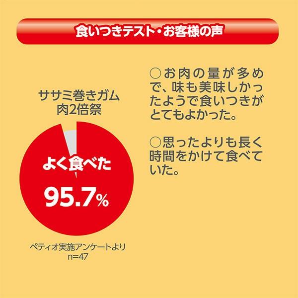 犬用おやつ 30個で1個分無料 ササミ巻き ガム 肉2倍祭 7本入 鶏 保存料 着色料無添加 1歳〜 ペティオ Petioの画像