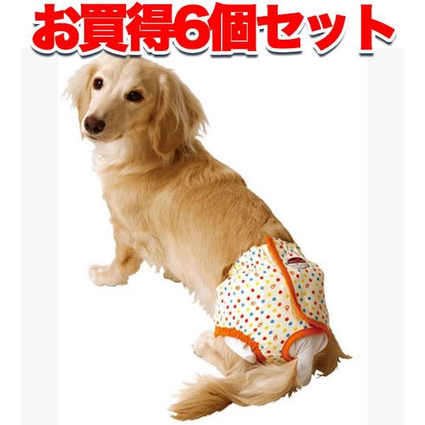 犬 トイレ用品 おむつ 6個セット1個お得 ペティオ zuttone ずっとね 老犬介護用 紙おむつカバー M シニア 小型犬 ミニチュアダックス