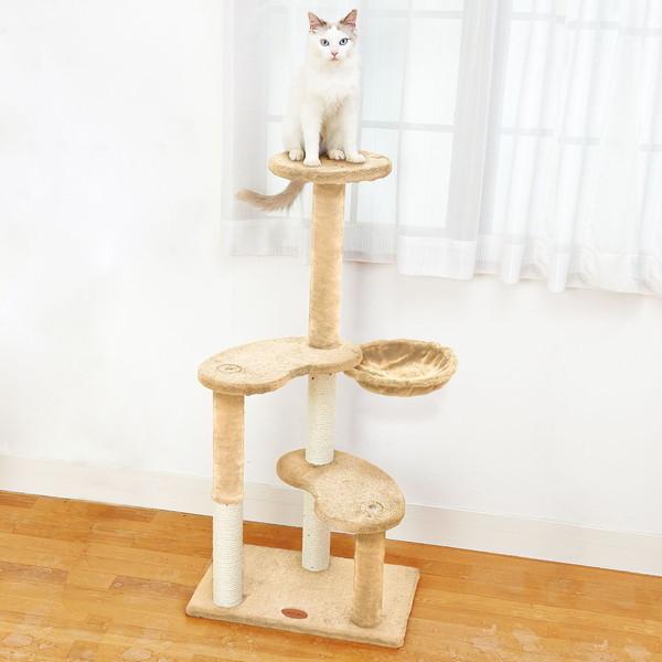 キャットタワー アドメイト 猫用おもちゃ ねこまど ヴィラフォートキャットポール ハンモック  ペティオ ネコマドヴイラフオ-トCPハンモツク Add.Mate 猫用 キャットタワー アドメイト 猫用おもちゃ ねこまど