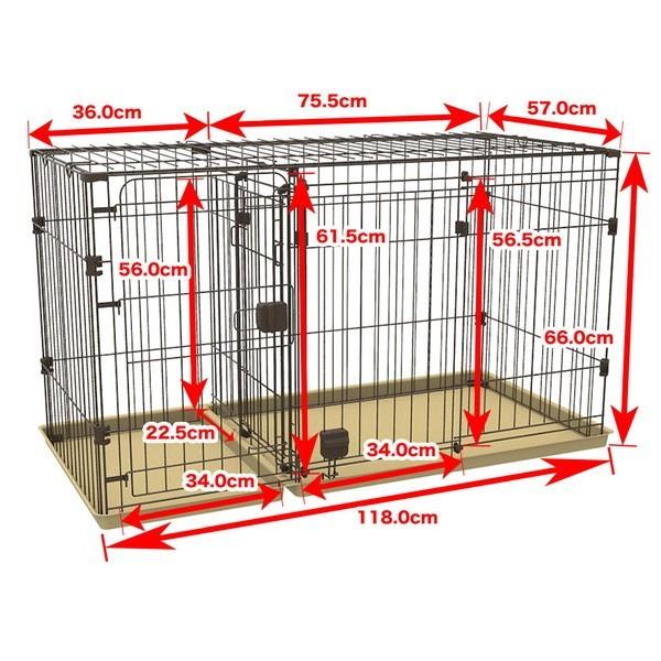 Petio（ペティオ） 犬 ペットサークル 本体 Petio PMJ ツールーム