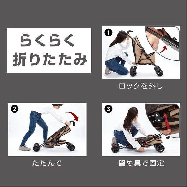 犬用キャリー カート ペティオ Petio Porta ポルタ ドッグコンパクトウォーカー 軽量 コンパクト ベージュ ：約 cm 内寸 外寸 幅27