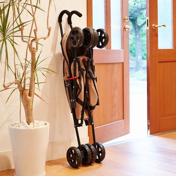犬用キャリー カート ペティオ Petio Porta ポルタ ドッグコンパクトウォーカー 軽量 コンパクト ベージュ ：約 cm 内寸 外寸 幅27