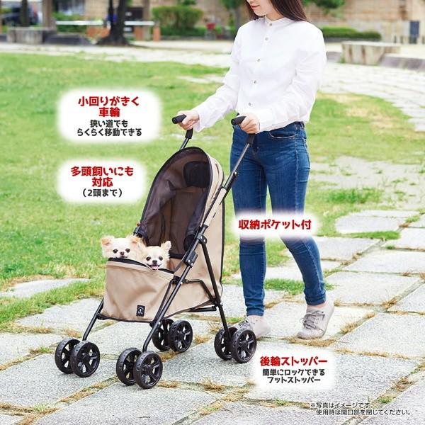 犬用キャリー カート ペティオ Petio Porta ポルタ ドッグコンパクトウォーカー 軽量 コンパクト ベージュ ：約 cm 内寸 外寸 幅27