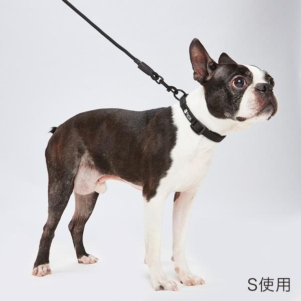 犬 リード 引き紐 ペティオ Petio Porta ポルタ S ブラック 小型犬用 ナスカン スナップ｜petio-online-shop
