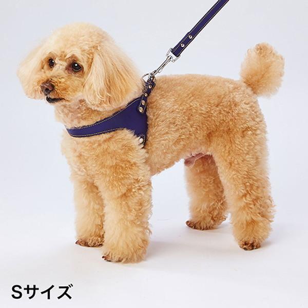 犬用ハーネス 胴輪 ペティオ Petio Porta ポルタ ソフトレザーベストハーネス S ネイビー 小型犬 合皮 W Petio Online Shop ヤフー店 通販 Yahoo ショッピング