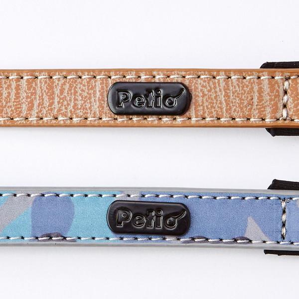 Petio（ペティオ） 犬用首輪 中型犬用 フラッシュカラー M 迷彩ブルー