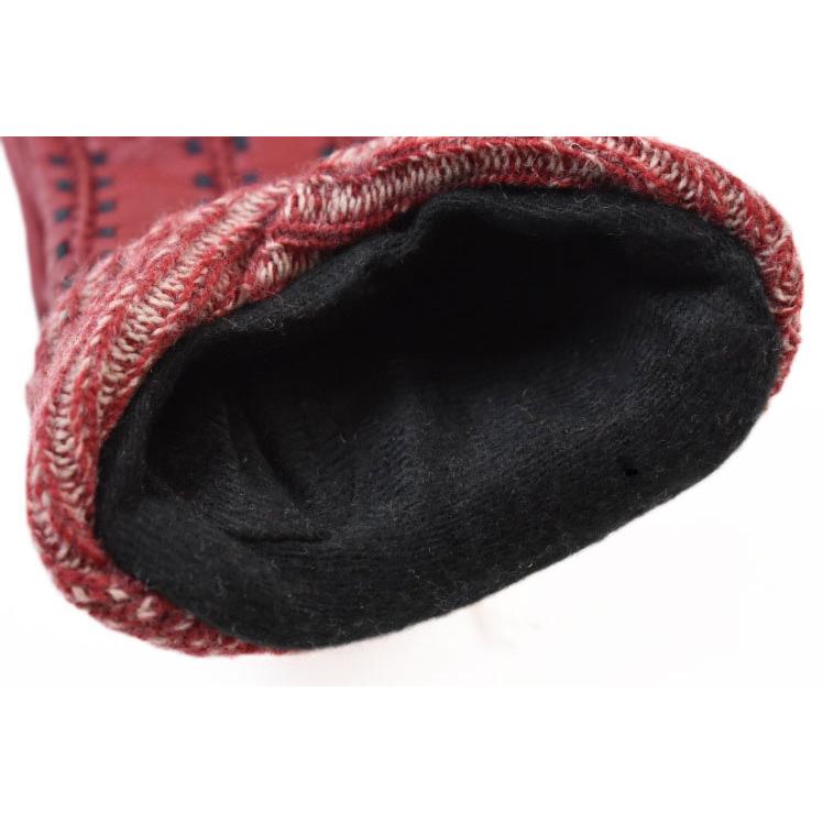 ⭐︎新品未使用⭐︎ヴィヴィアンウエストウッド黒レザー手袋赤いステッチ バックル付き Vivienne Westwood（ヴィヴィアンウエストウッド） ヴィヴィアン