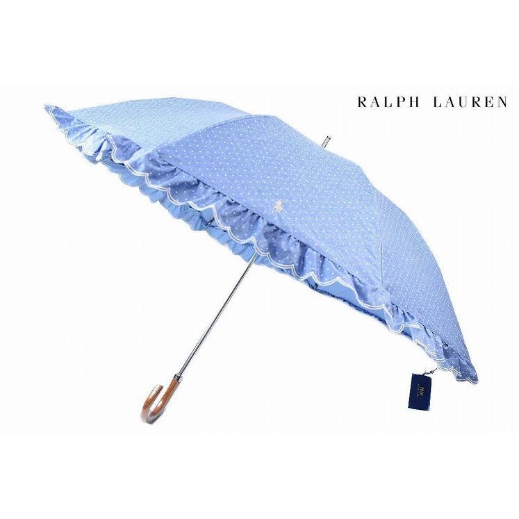 ポロ ラルフローレン 日傘 傘 レディース ブランド Polo Ralph Lauren ドット フリル デニムブルー 晴雨兼用 遮光 遮熱 24 W8751 Le Petit Chocolat プチショコラ 通販 Yahoo ショッピング