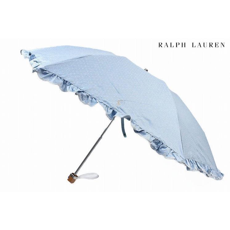 ポロ ラルフローレン 折りたたみ 日傘 レディース ブランド Polo Ralph Lauren ドット フリル アイスブルー 晴雨兼用 24 W8757 Le Petit Chocolat プチショコラ 通販 Yahoo ショッピング