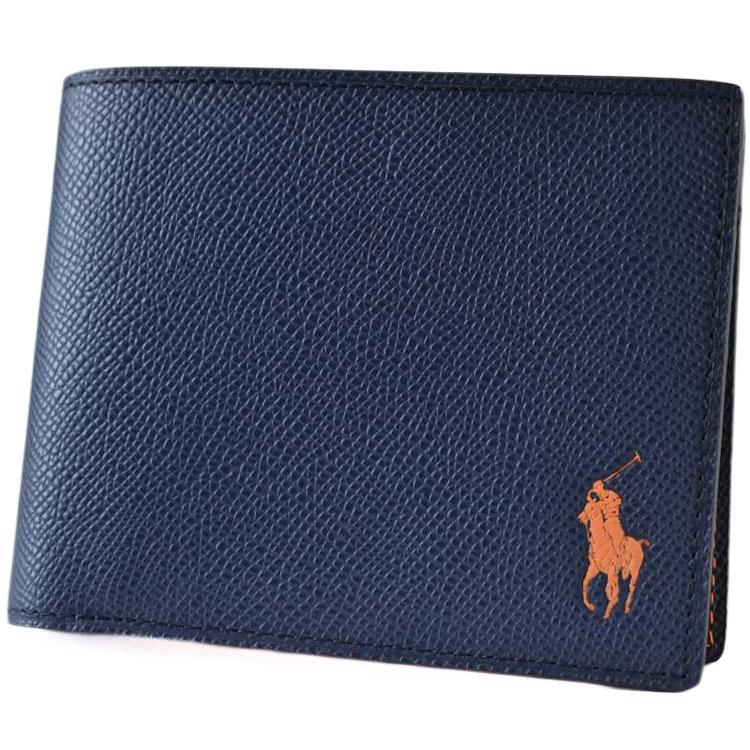 Polo Ralph Lauren ネイビー二つ折り財布 POLO RALPH LAUREN（ポロ・ラルフローレン） ポロ ラルフローレン 二