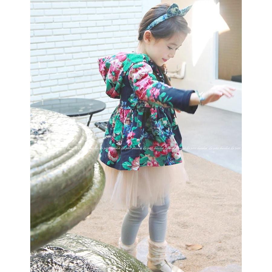 レギンス アンバー AMBER 韓国子供服 レース パステルカラー : Le 