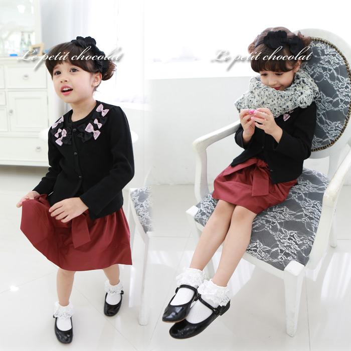 靴下 子供 ショートソックス レース フリル リボン 白 黒 ピンク