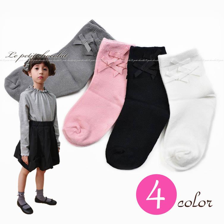 靴下 トリプルリボン ショートソックス ホワイト 白 グレー ネイビー 紺 ピンク 全4色 子供 ベビー キッズ ジュニア 女の子 Kk 3060a Le Petit Chocolat プチショコラ 通販 Yahoo ショッピング