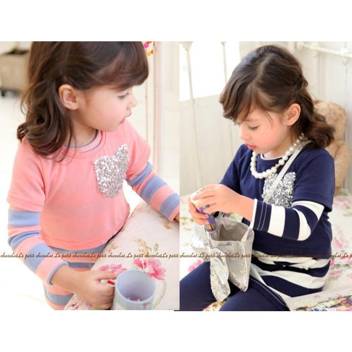 ワンピース ボーダー 女の子 キッズ アシンメトリー 韓国 子供服 セール Pt 1617a Le Petit Chocolat プチショコラ 通販 Yahoo ショッピング