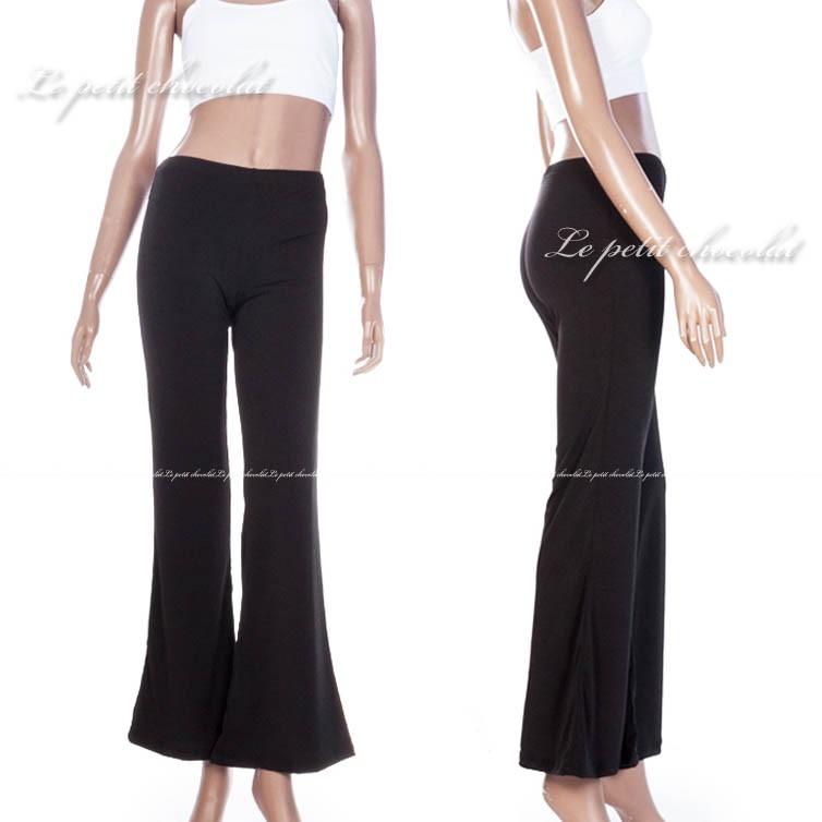 バレエ ウォームアップ パンツ ダンスパンツ ブーツカット ストレッチ