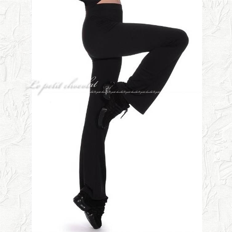 バレエ ウォームアップ パンツ ダンスパンツ ブーツカット ストレッチ