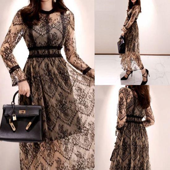 パーティードレス 韓国 即納 お呼ばれ ワンピース おしゃれ 安い ブラック 結婚式 二次会 謝恩会 成人式 可愛い ロング 個性的 同窓会 レース プチプラ Stdl409 プチプラドレス 通販 Yahoo ショッピング