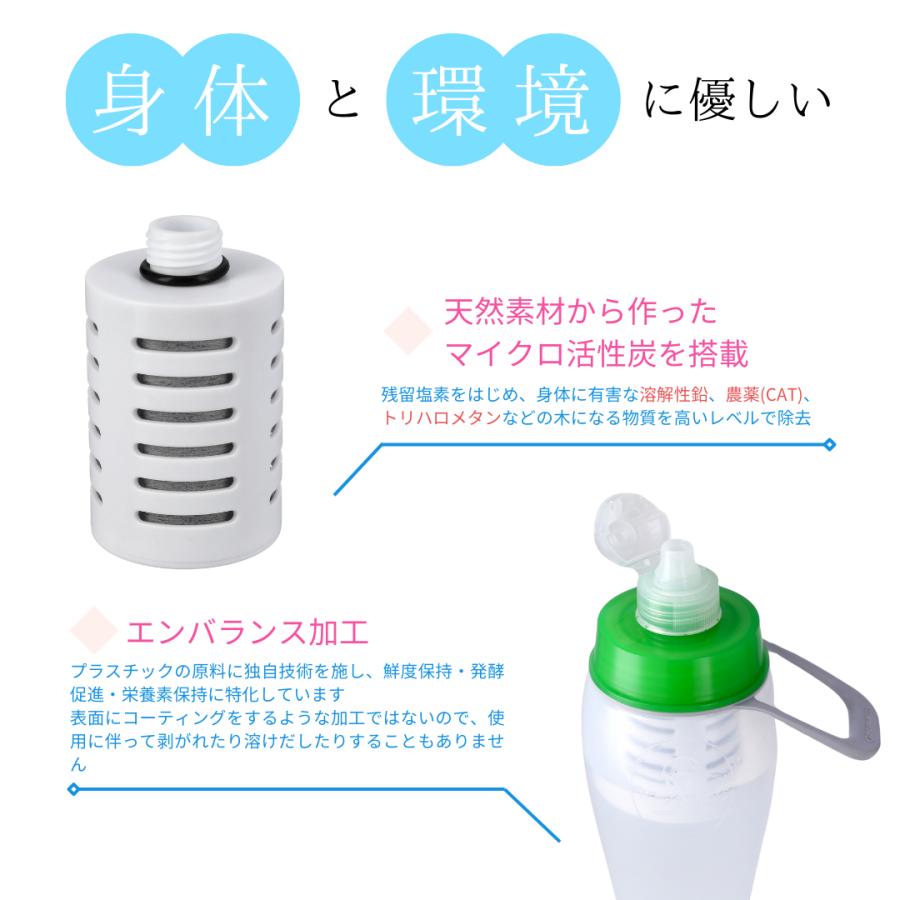 ガイアの水135 ガイアの水 ライトボトル カートリッジ付き 浄水器 PFOS