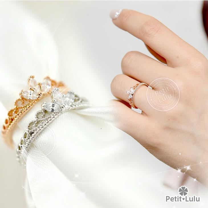 K18 王冠リング デザインリング ダイヤモンド パール 12号 【公式通販】