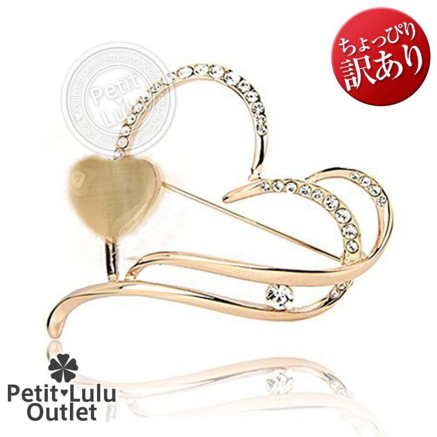 18k ブローチ キャッツアイ ハート おしゃれ 人気 Rgp プチルル T Petit Lulu Outlet 通販 Yahoo ショッピング