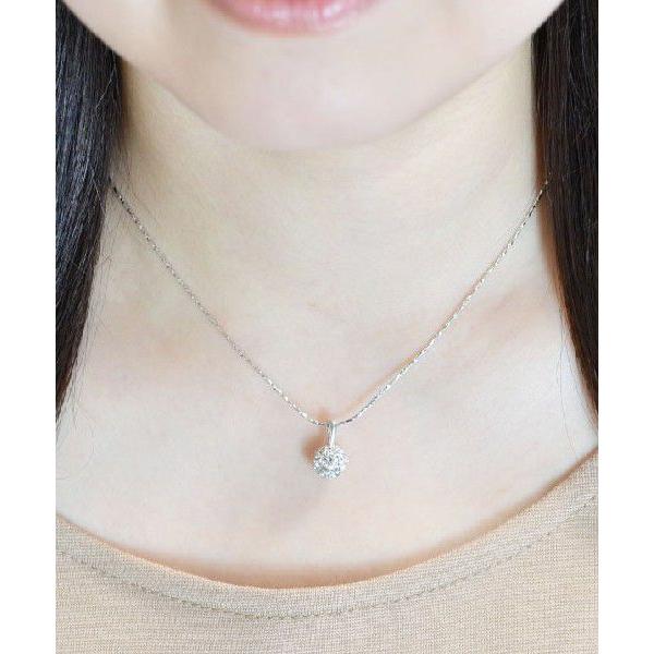 Petit Lulu（プチルル） ネックレス レディース スワロフスキー ミラー 