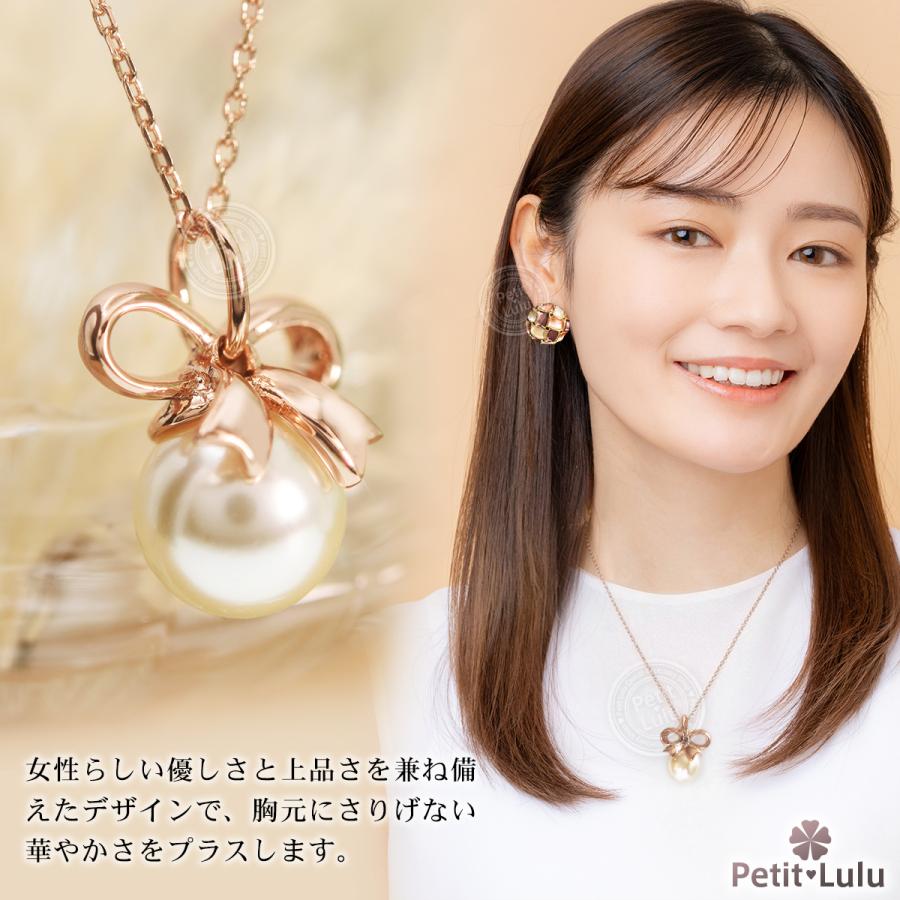 Petit Lulu（プチルル） ネックレス レディース パールネックレス 入学