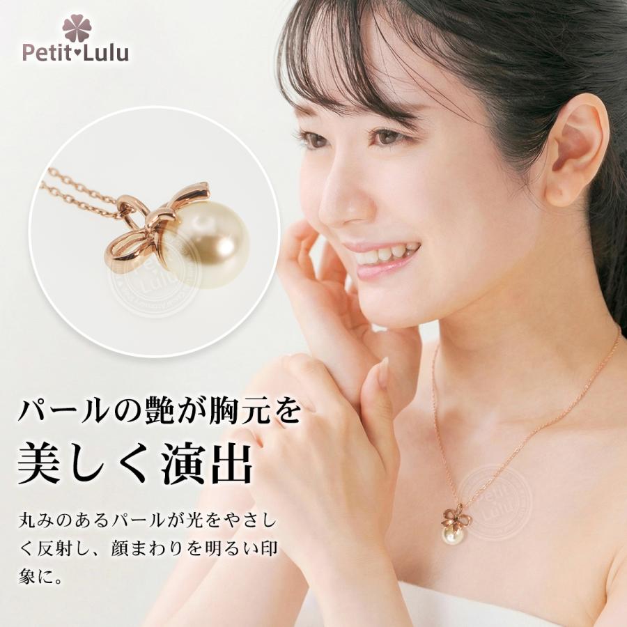 Petit Lulu（プチルル） ネックレス レディース パールネックレス 入学
