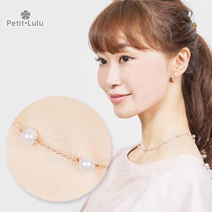 Petit Lulu ネックレス レディース パールネックレス 小粒 真珠 Petit Lulu ネックレス レディース パールネックレス 小粒 真珠