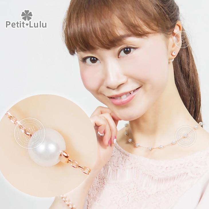 Petit Lulu ネックレス レディース パールネックレス 小粒 真珠 Petit Lulu ネックレス レディース パールネックレス 小粒 真珠