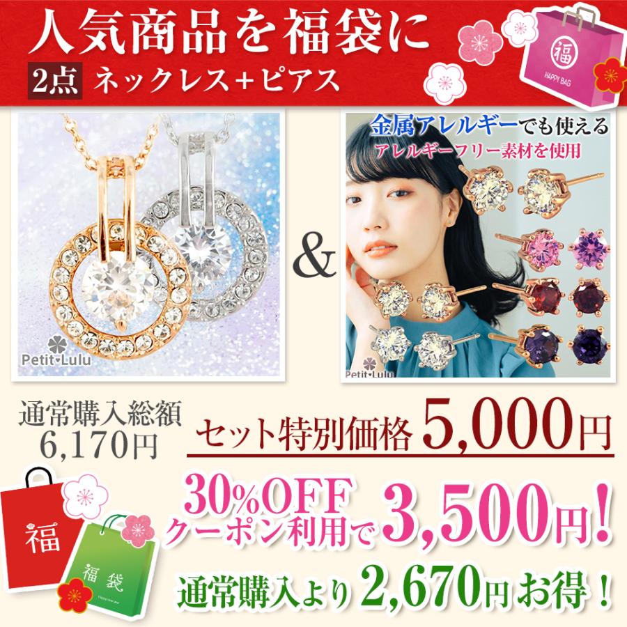 2026年福袋 ネックレス ピアス レディース 大人気商品福袋 お正月 ギフト アクセサリーの画像