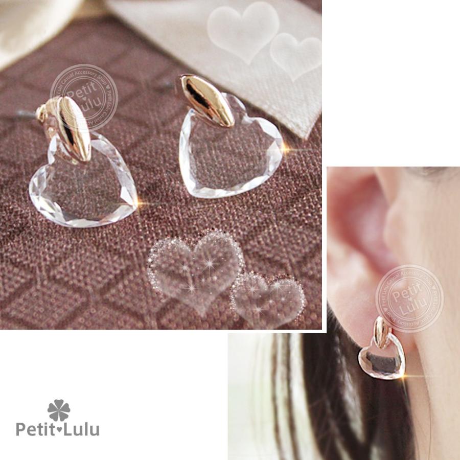 Petit Lulu（プチルル） ピアス レディース スワロフスキー 一粒