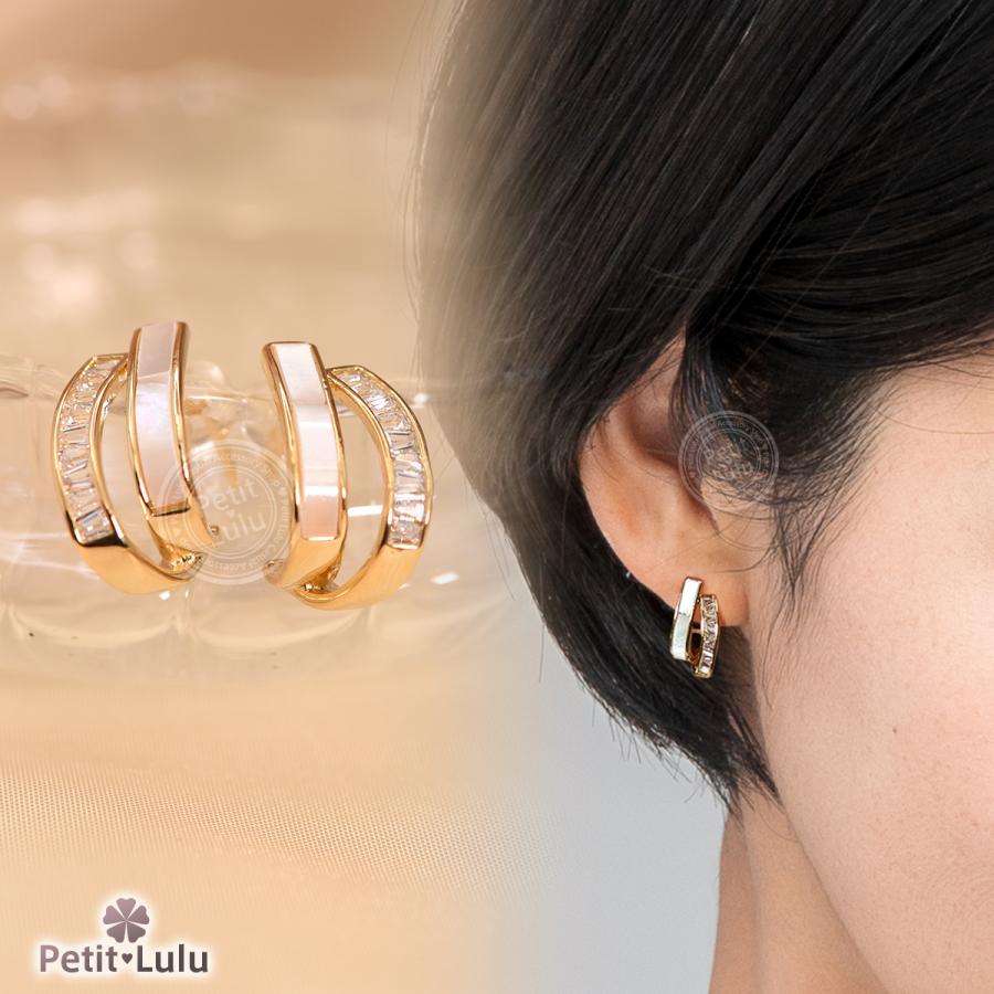 Petit Lulu（プチルル） 新作 入荷済 ピアス レディース ツイスト