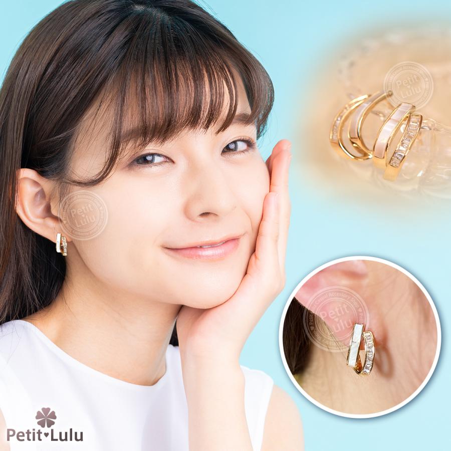 Petit Lulu（プチルル） 新作 入荷済 ピアス レディース ツイスト