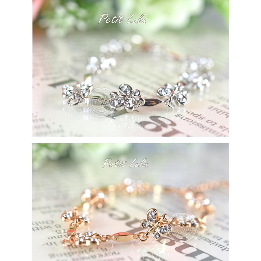 Petit Lulu ブレスレット レディース 重ね付けバングル 蝶々 Petit Lulu ブレスレット レディース 重ね付けバングル 蝶々