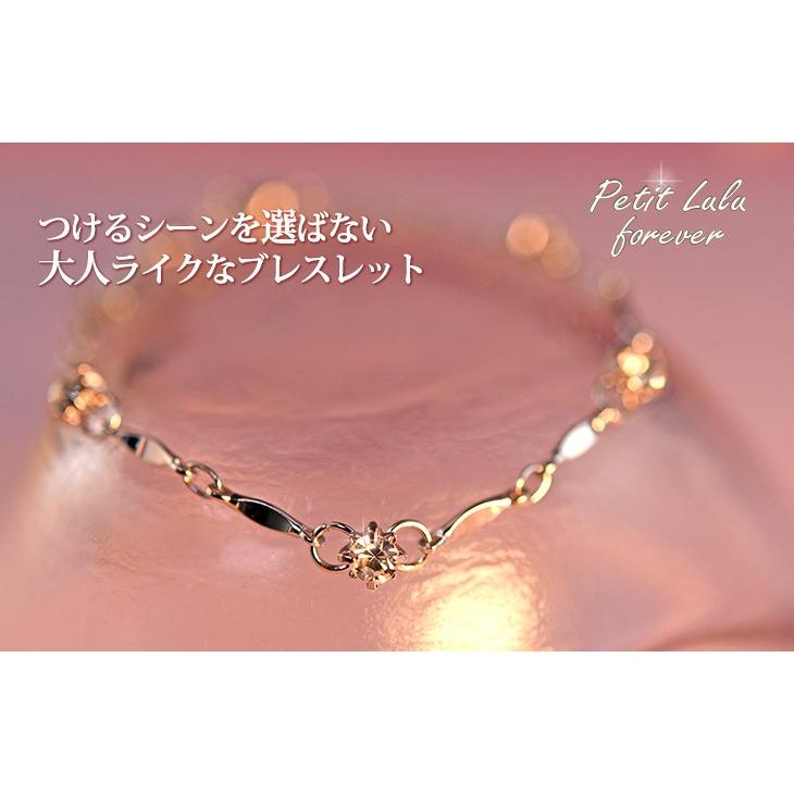 Petit Lulu（プチルル） ブレスレット レディース スワロフスキー 