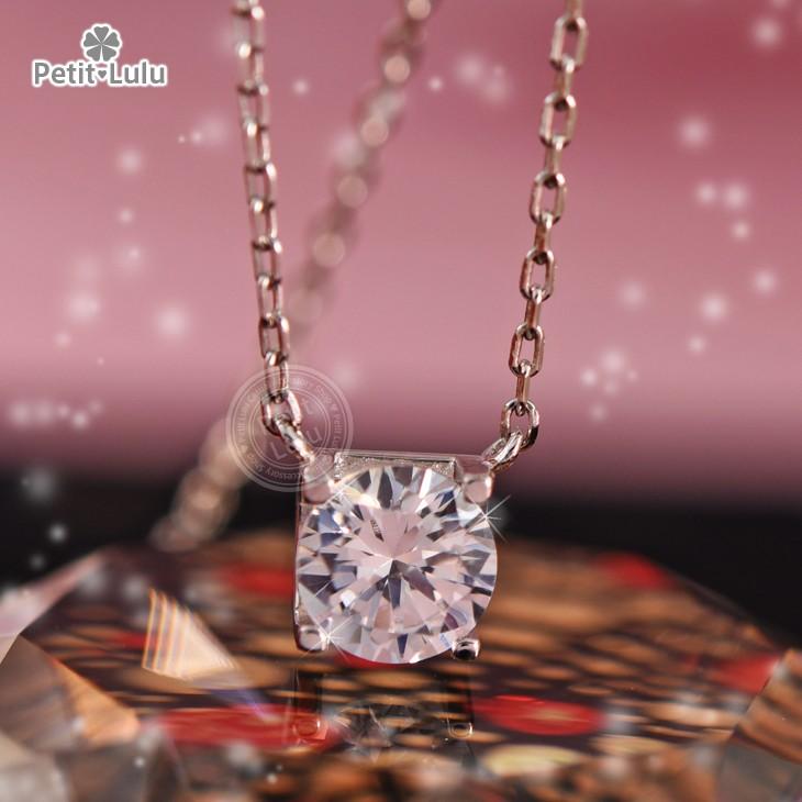 Petit Lulu ネックレス レディース ダイヤモンドCZ 女性 彼女 金属 