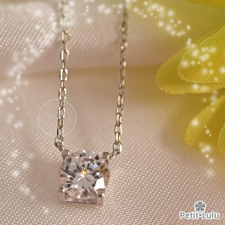 Petit Lulu（プチルル） ネックレス レディース ダイヤモンドCZ 女性 